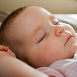 Close up Picture of Baby Sleeping